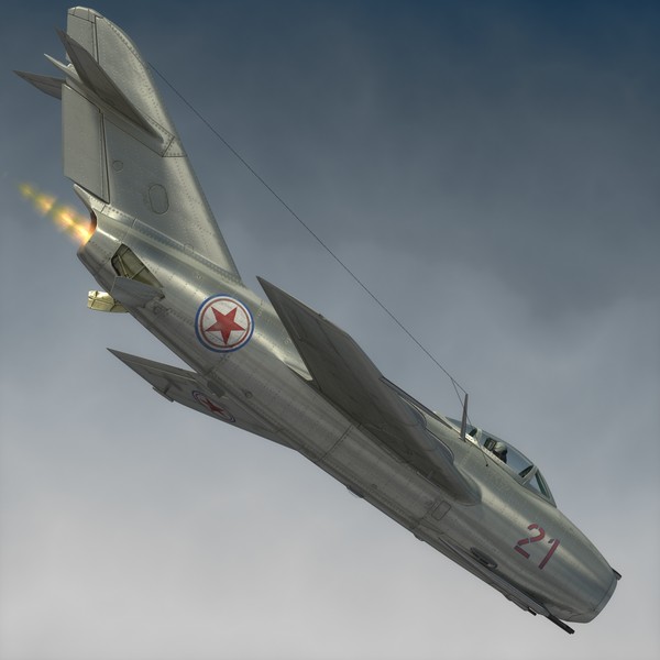 3d mig-15 cockpit pilot model - MiG-15... by luki82