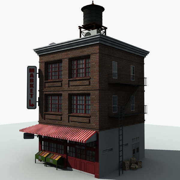 3d mini market - Mini Market... by Studio Vertex