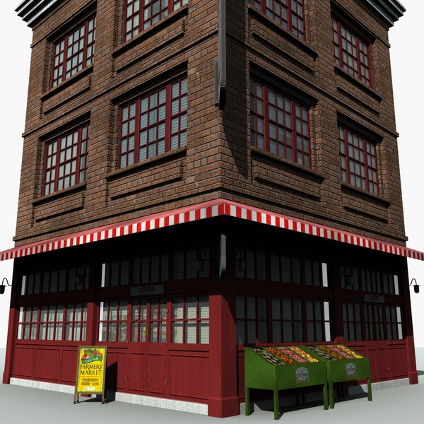 3d mini market - Mini Market... by Studio Vertex
