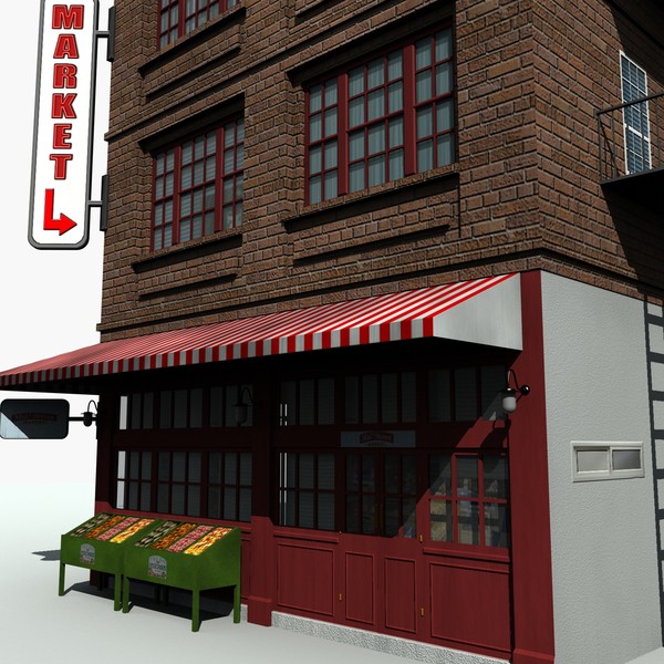 3d mini market - Mini Market... by Studio Vertex