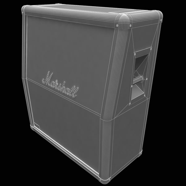 3d model marshall jvm 210h amplifier - Guitar Amplifier Marshall JVM 210H Set... by 3d_molier