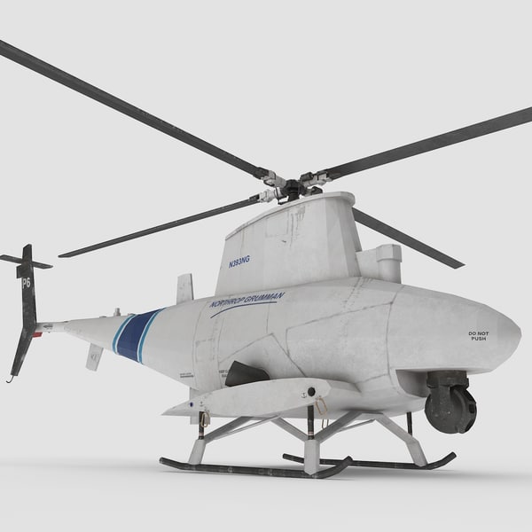 maya northrop grumman mq-8 scout - Northrop Grumman MQ-8 Fire Scout 4... by 3d_molier
