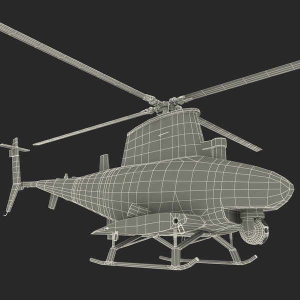 maya northrop grumman mq-8 scout - Northrop Grumman MQ-8 Fire Scout 4... by 3d_molier