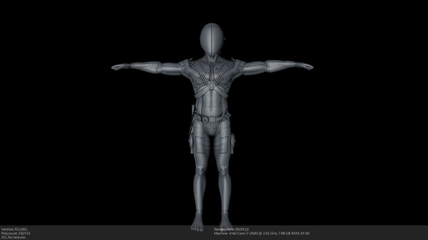 3d future stealth suit - Future Stealth Suit... by kieranr1