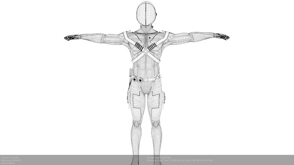 3d future stealth suit - Future Stealth Suit... by kieranr1