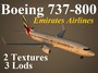 boeing 737-800 uae 3d model