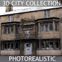 realistic old english village 3d model