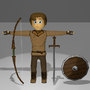3d resolution adventurer young model