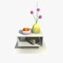 3ds white table decor