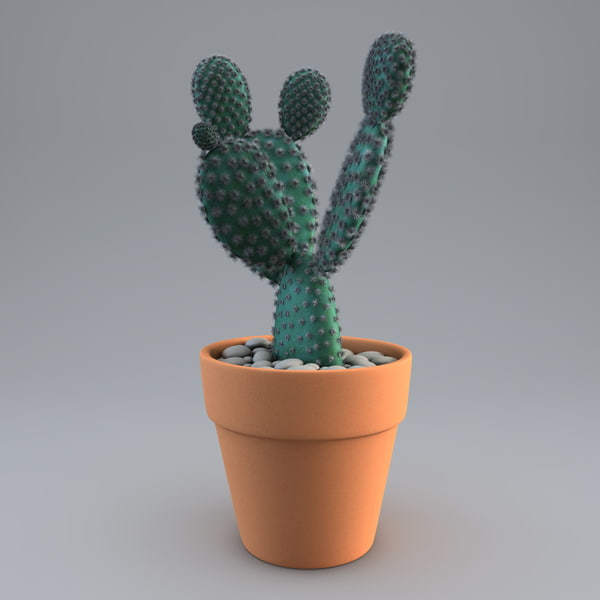 cactus plant 2 max - Cactus 2... by 3d_molier