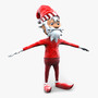 3ds max skinny santa