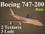 boeing 747-200 basic 3d max