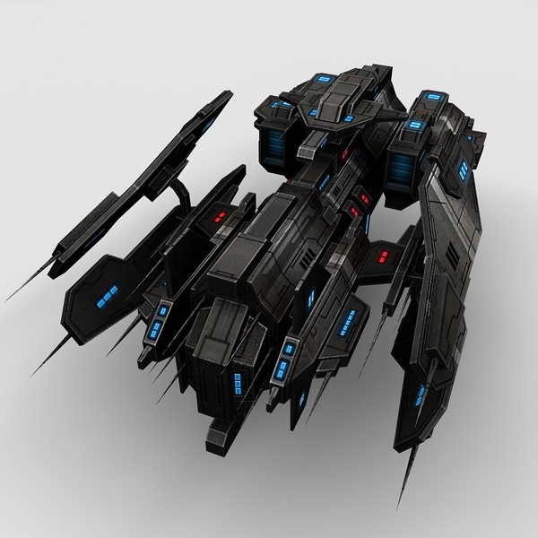 3ds max 5 battleship fighters - 5_Battleship_Fighters... by Angryfly
