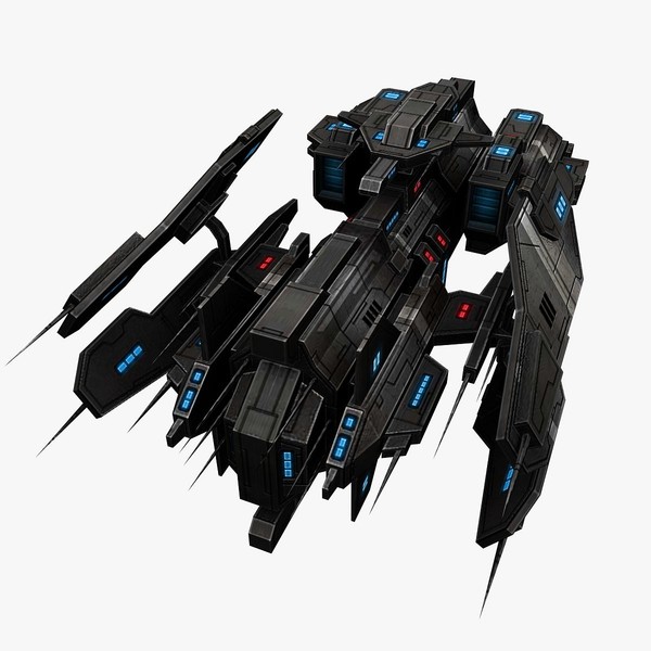 fi ship fighter 3d 3ds - Battleship_Fighter_1... by Angryfly