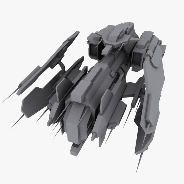 fi ship fighter 3d 3ds - Battleship_Fighter_1... by Angryfly