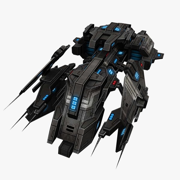 fi ship fighter 3d max - Battleship_Fighter_2... by Angryfly