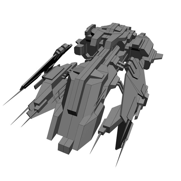 3ds max 5 battleship fighters - 5_Battleship_Fighters... by Angryfly