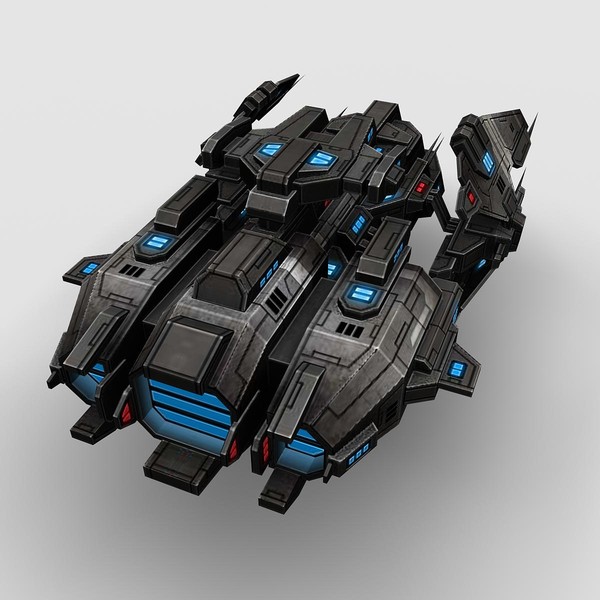 3ds max 5 battleship fighters - 5_Battleship_Fighters... by Angryfly