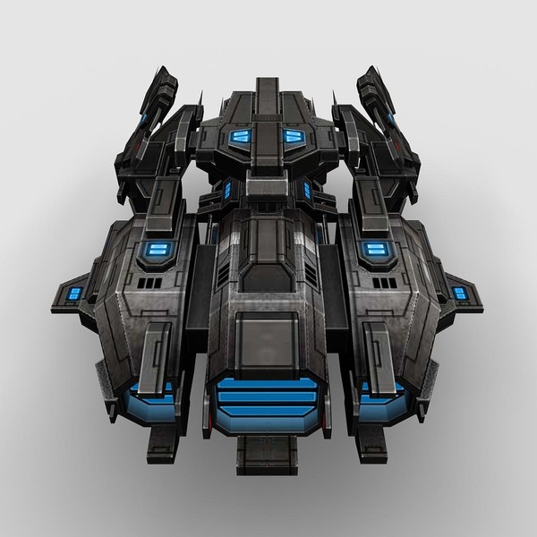 3ds max 5 battleship fighters - 5_Battleship_Fighters... by Angryfly