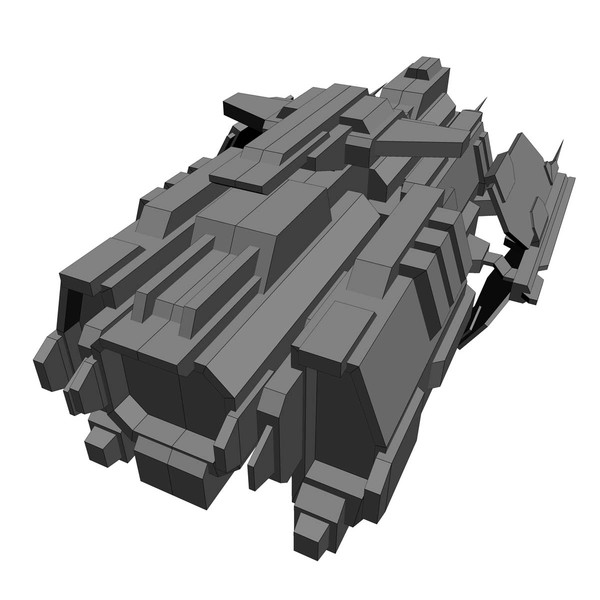 3ds max 5 battleship fighters - 5_Battleship_Fighters... by Angryfly