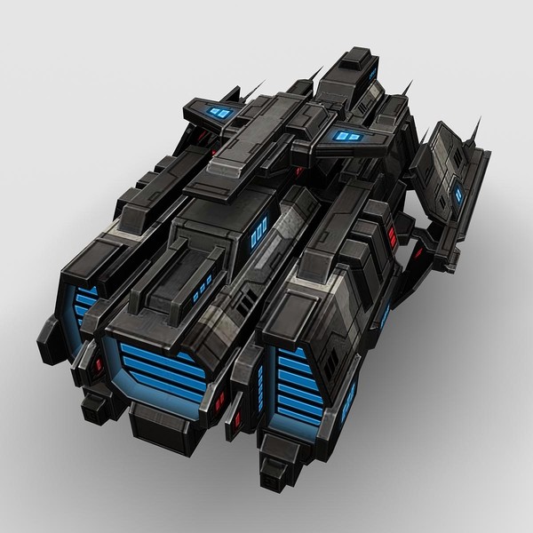 3ds max 5 battleship fighters - 5_Battleship_Fighters... by Angryfly