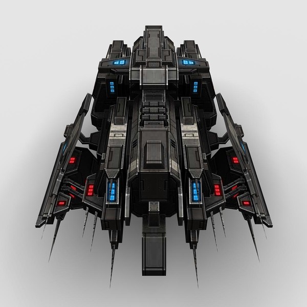 3ds max 5 battleship fighters - 5_Battleship_Fighters... by Angryfly