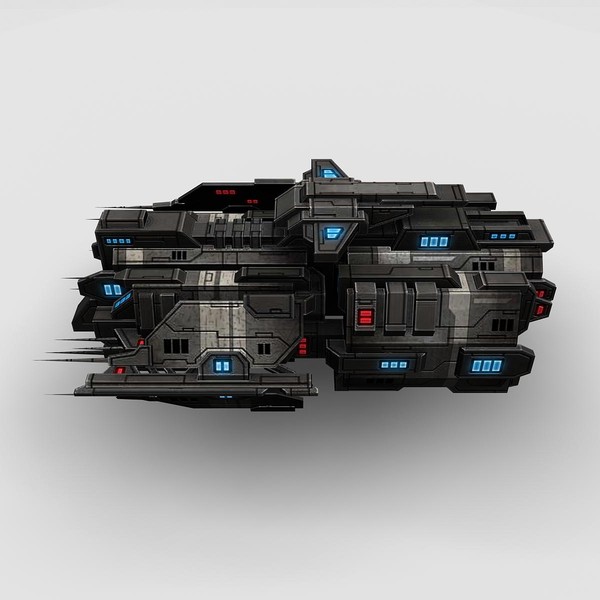 3ds max 5 battleship fighters - 5_Battleship_Fighters... by Angryfly