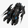 ship space battleships 3d model