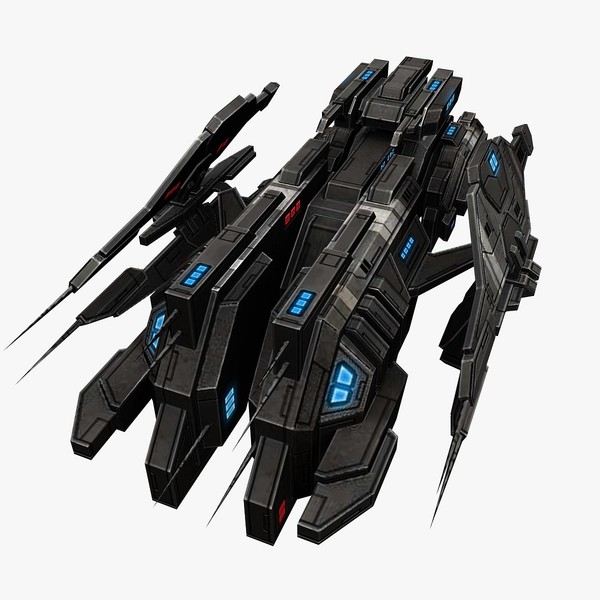 3ds max 5 battleship fighters - 5_Battleship_Fighters... by Angryfly