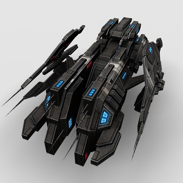 3ds max 5 battleship fighters - 5_Battleship_Fighters... by Angryfly