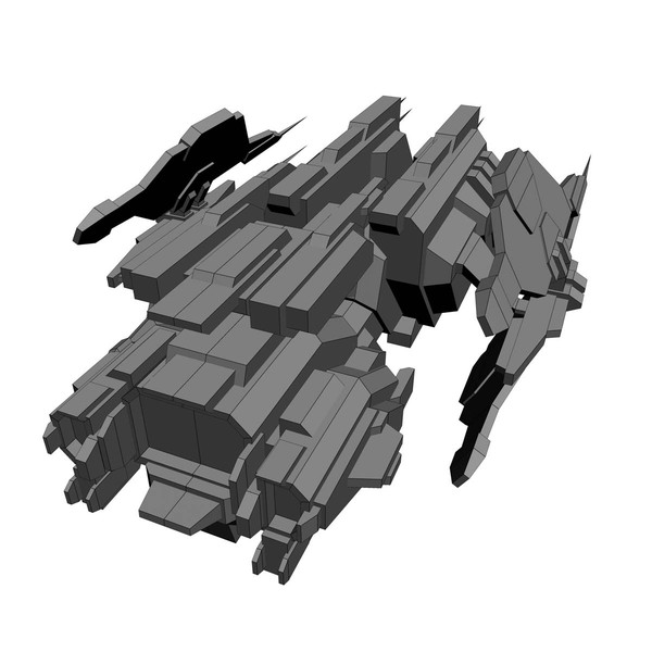 3ds max 5 battleship fighters - 5_Battleship_Fighters... by Angryfly