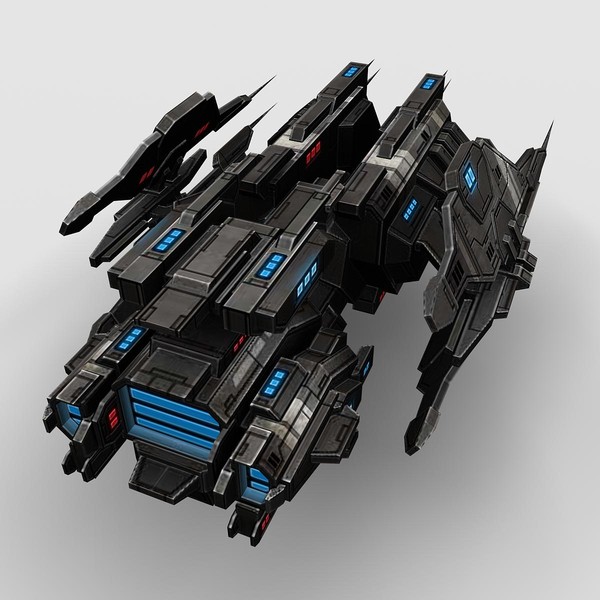 3ds max 5 battleship fighters - 5_Battleship_Fighters... by Angryfly