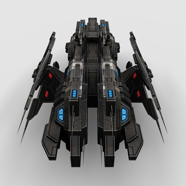 3ds max 5 battleship fighters - 5_Battleship_Fighters... by Angryfly