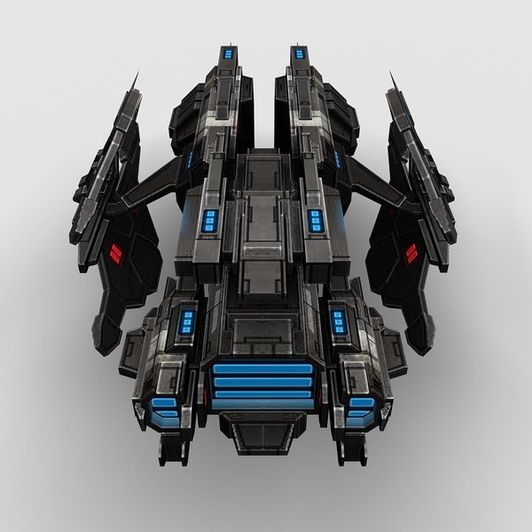 3ds max 5 battleship fighters - 5_Battleship_Fighters... by Angryfly