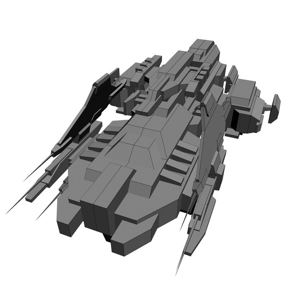 3ds max 5 battleship fighters - 5_Battleship_Fighters... by Angryfly