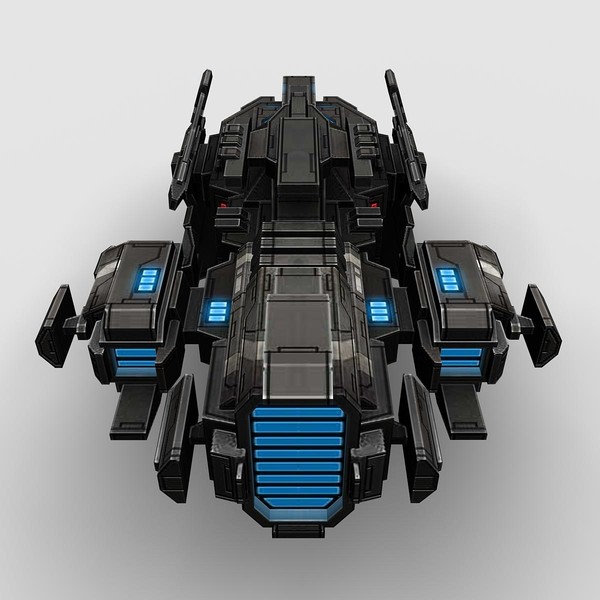 3ds max 5 battleship fighters - 5_Battleship_Fighters... by Angryfly