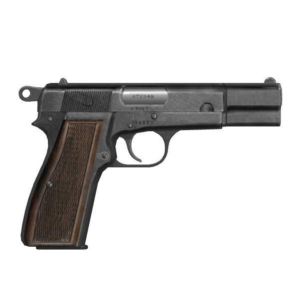 Browning Hi-Power 3D Models