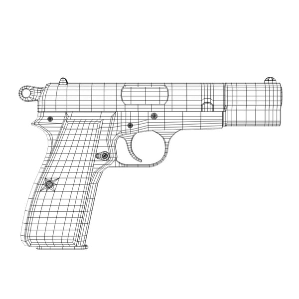 3d browning hi-power - Browning Hi-Power... by JHoagland