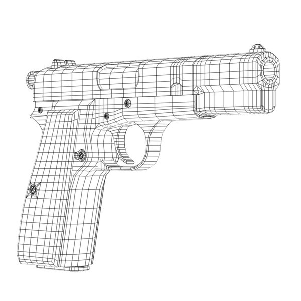 3d browning hi-power - Browning Hi-Power... by JHoagland