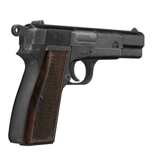3d browning hi-power - Browning Hi-Power... by JHoagland