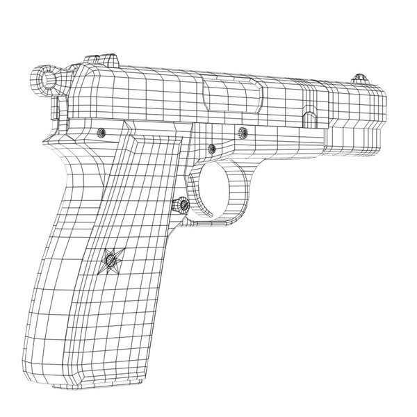 3d browning hi-power - Browning Hi-Power... by JHoagland
