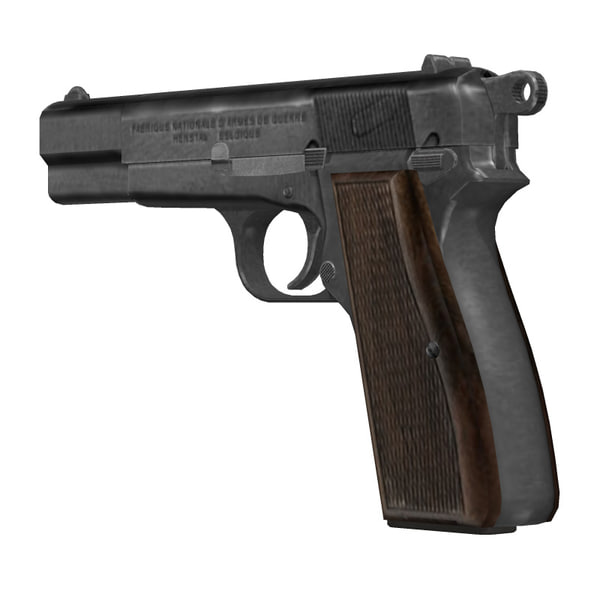 3d browning hi-power - Browning Hi-Power... by JHoagland