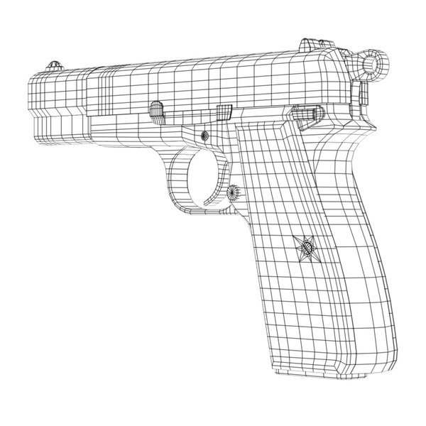 3d browning hi-power - Browning Hi-Power... by JHoagland