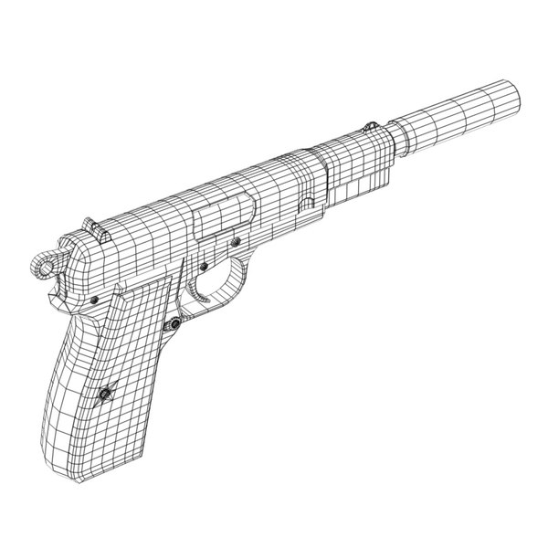 3d browning hi-power - Browning Hi-Power... by JHoagland