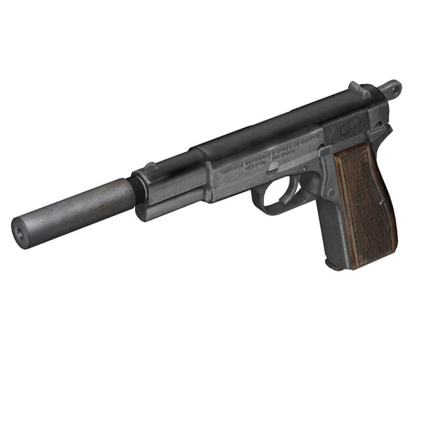 3d browning hi-power - Browning Hi-Power... by JHoagland