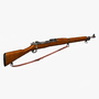 3d model springfield rifle 1903