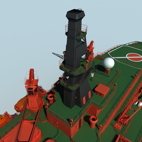 3d max ns 50 let pobedy - NS 50 Let Pobedy, nuclear icebreaker... by ArcticWind