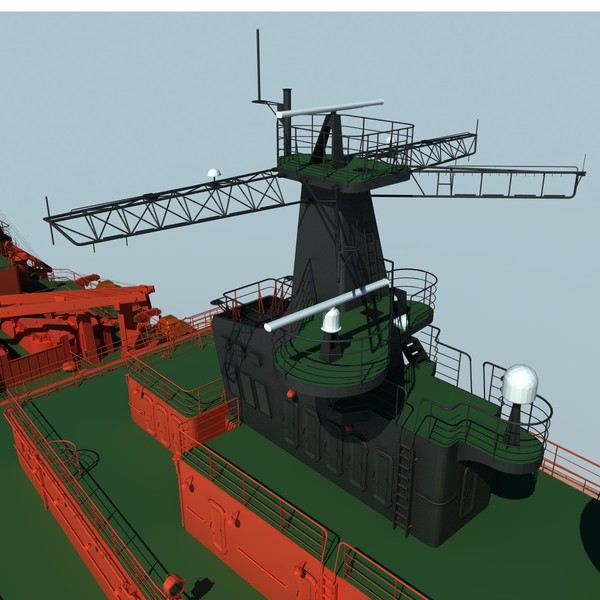 3d max ns 50 let pobedy - NS 50 Let Pobedy, nuclear icebreaker... by ArcticWind