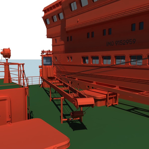 3d max ns 50 let pobedy - NS 50 Let Pobedy, nuclear icebreaker... by ArcticWind