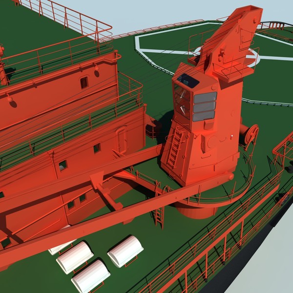 3d max ns 50 let pobedy - NS 50 Let Pobedy, nuclear icebreaker... by ArcticWind